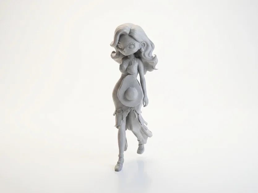 Mô hình nhân vật nữ Avocado Girl in 3D - Image 1