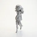 Mô hình nhân vật nữ Avocado Girl in 3D - Thumbnail 1