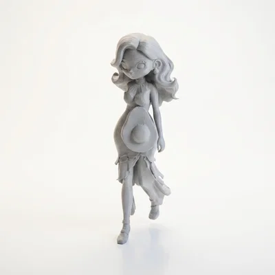 Mô hình nhân vật nữ Avocado Girl in 3D