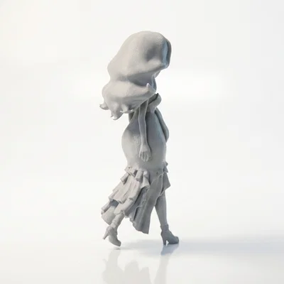 Mô hình nhân vật nữ Avocado Girl in 3D