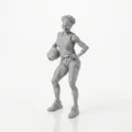 Mô hình 3D Nữ vận động viên bóng rổ - BBall Lady để bàn - Thumbnail 1