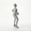 Mô hình 3D Nữ vận động viên bóng rổ - BBall Lady để bàn - Thumbnail 3