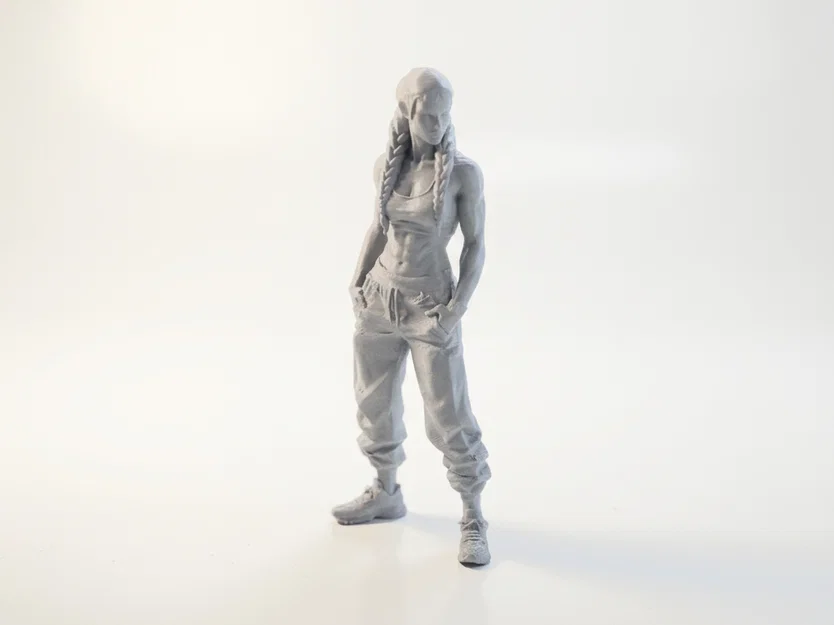 Mô hình tượng nữ vận động viên 3D (Athletic Woman Figurine) - Image 1