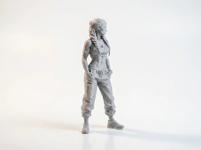 Mô hình tượng nữ vận động viên 3D (Athletic Woman Figurine) - Image 2