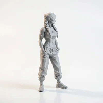 Mô hình tượng nữ vận động viên 3D (Athletic Woman Figurine)