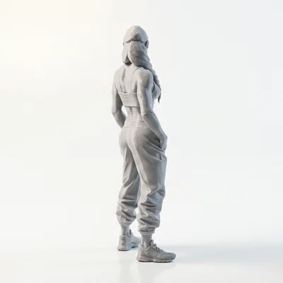 Mô hình tượng nữ vận động viên 3D (Athletic Woman Figurine)