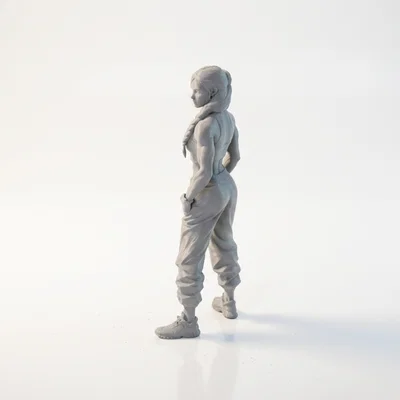 Mô hình tượng nữ vận động viên 3D (Athletic Woman Figurine)
