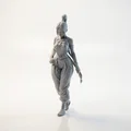 Mô hình nữ chiến binh Baddie 3D Printable - Thumbnail 1