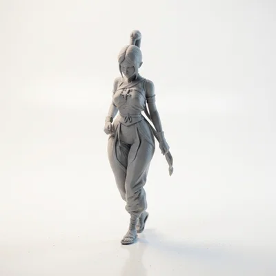 Mô hình nữ chiến binh Baddie 3D Printable