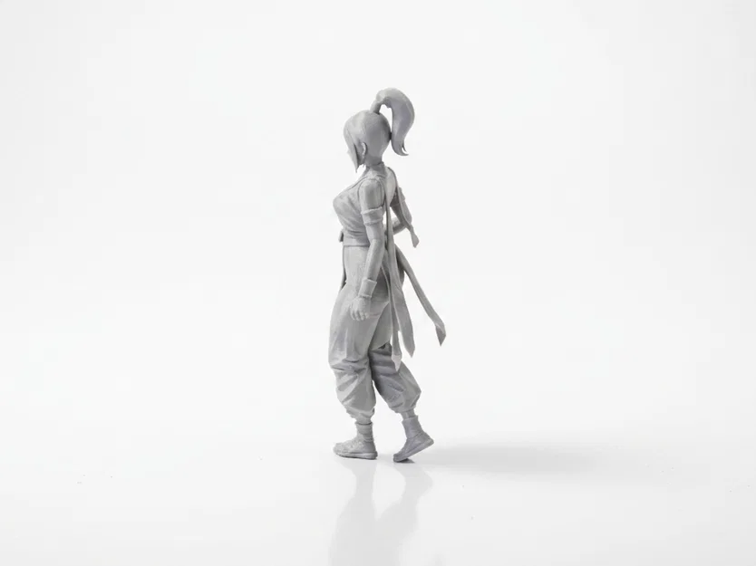 Mô hình nữ chiến binh Baddie 3D Printable - Image 4