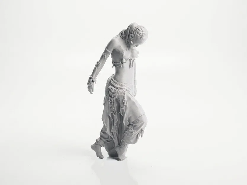 Tượng Nữ Cổ Điển Badlands Lady - Mô hình in 3D - Image 1