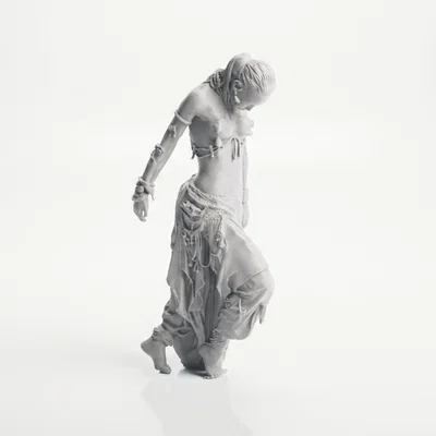 Tượng Nữ Cổ Điển Badlands Lady - Mô hình in 3D