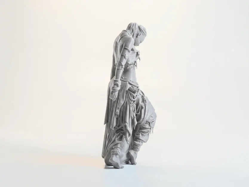 Tượng Nữ Cổ Điển Badlands Lady - Mô hình in 3D - Image 2