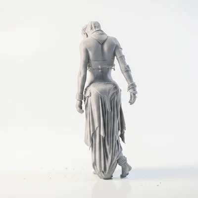Tượng Nữ Cổ Điển Badlands Lady - Mô hình in 3D