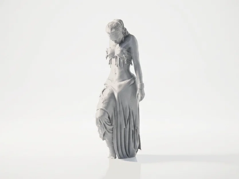Tượng Nữ Cổ Điển Badlands Lady - Mô hình in 3D - Image 4