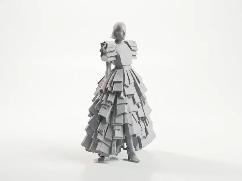 Mô hình tượng thời trang Avant-Garde Bag Lady in 3D - Image 2