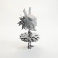 Mô hình 3D Chim Vũ Công Ballet - Tượng Nghệ Thuật Fantasy - Thumbnail 1