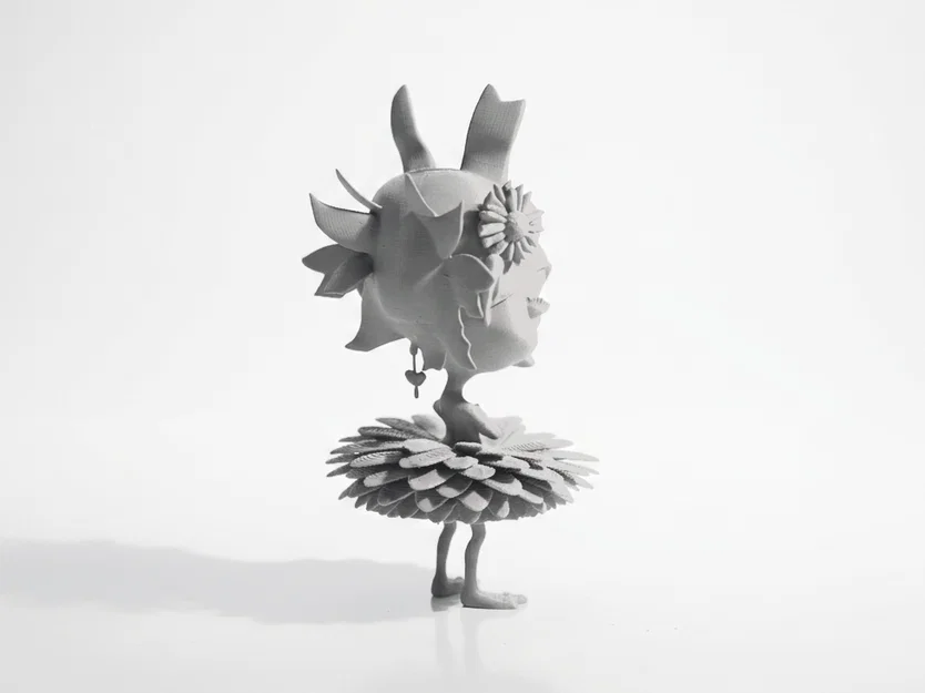 Mô hình 3D Chim Vũ Công Ballet - Tượng Nghệ Thuật Fantasy - Image 2