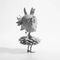 Mô hình 3D Chim Vũ Công Ballet - Tượng Nghệ Thuật Fantasy - Thumbnail 2