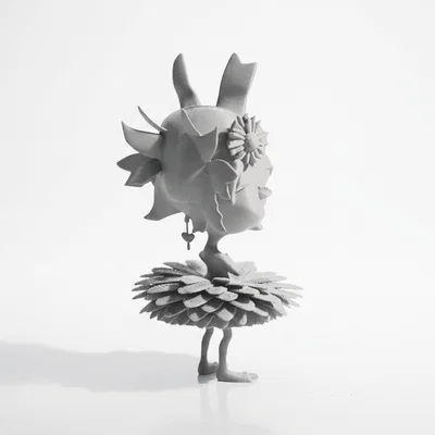Mô hình 3D Chim Vũ Công Ballet - Tượng Nghệ Thuật Fantasy