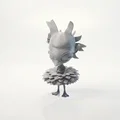 Mô hình 3D Chim Vũ Công Ballet - Tượng Nghệ Thuật Fantasy - Thumbnail 4