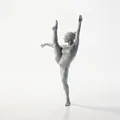 Mô hình tượng vũ công Ballet nữ in 3D - Thumbnail 1