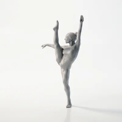Mô hình tượng vũ công Ballet nữ in 3D