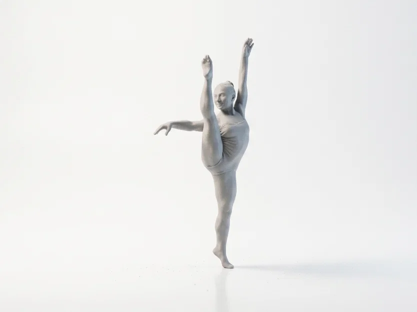 Mô hình tượng vũ công Ballet nữ in 3D - Image 2