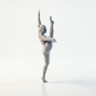 Mô hình tượng vũ công Ballet nữ in 3D