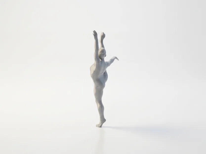 Mô hình tượng vũ công Ballet nữ in 3D - Image 4