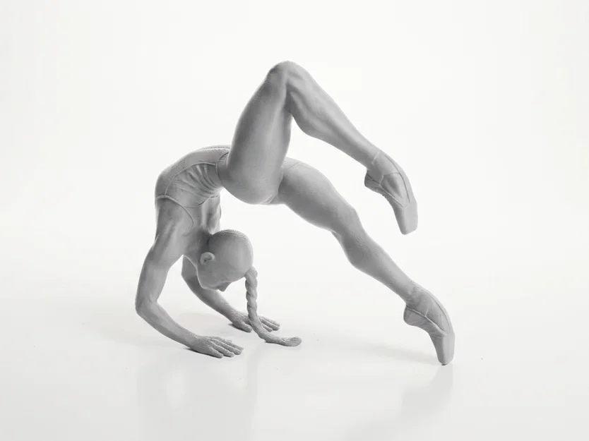 Mô hình tượng vũ công Ballet 3D - Nghệ thuật in 3D tinh tế - Image 1