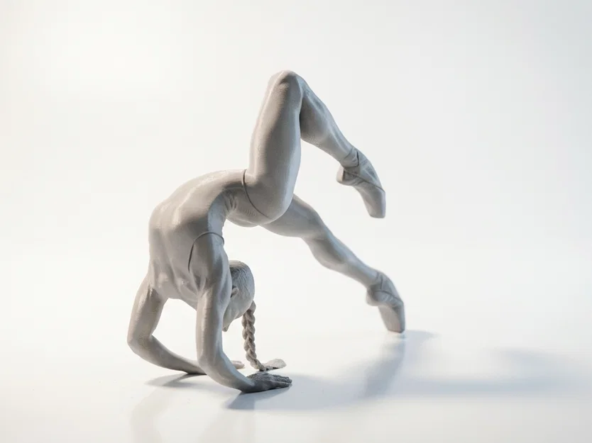Mô hình tượng vũ công Ballet 3D - Nghệ thuật in 3D tinh tế - Image 2