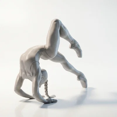 Mô hình tượng vũ công Ballet 3D - Nghệ thuật in 3D tinh tế