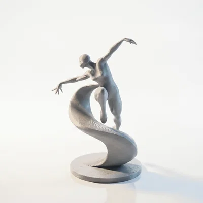Tượng Nữ Vũ Công Ballet - Mô hình in 3D nghệ thuật