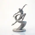 Tượng Nữ Vũ Công Ballet - Mô hình in 3D nghệ thuật - Thumbnail 2