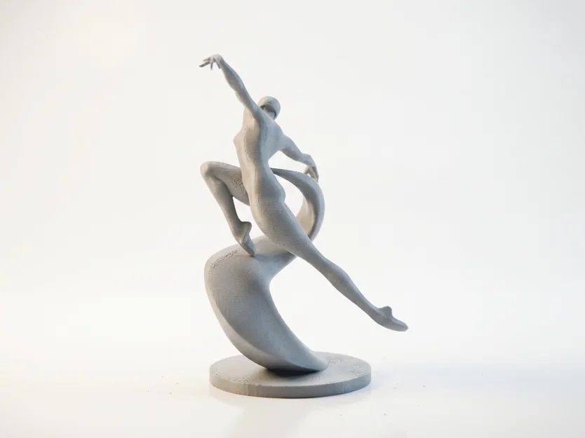 Tượng Nữ Vũ Công Ballet - Mô hình in 3D nghệ thuật - Image 4