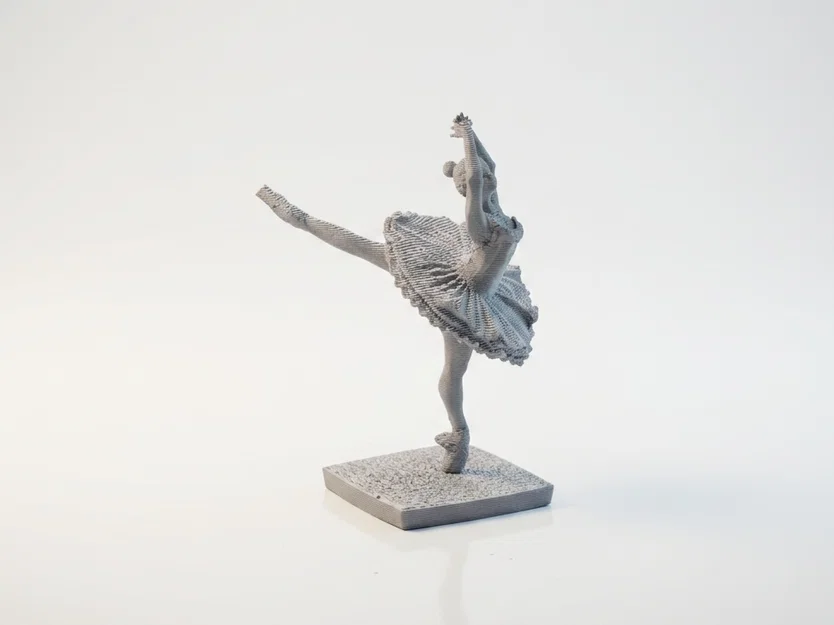 Tượng Vũ Công Ballet 3D - Tác Phẩm Điêu Khắc Thanh Lịch Dành Cho In 3D - Image 3