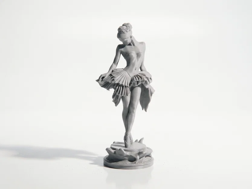 Mô hình tượng vũ công Ballerina 3D đầy duyên dáng - Image 2