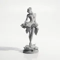 Mô hình tượng vũ công Ballerina 3D đầy duyên dáng - Thumbnail 2