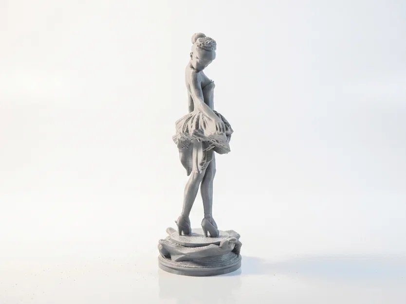 Mô hình tượng vũ công Ballerina 3D đầy duyên dáng - Image 3