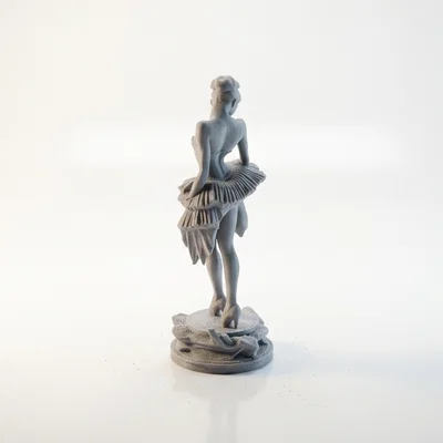 Mô hình tượng vũ công Ballerina 3D đầy duyên dáng