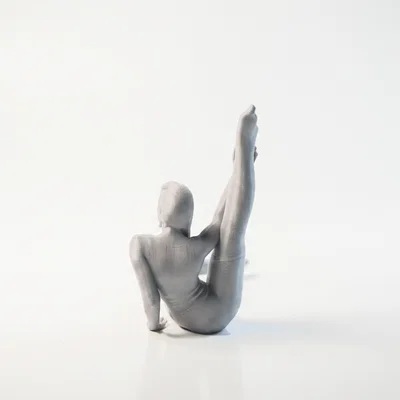 Mô hình tượng vũ công Ballerina đang vươn người in 3D