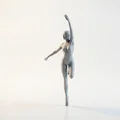 Mô hình tượng nữ vũ công Ballet in 3D đẹp mắt - Thumbnail 1