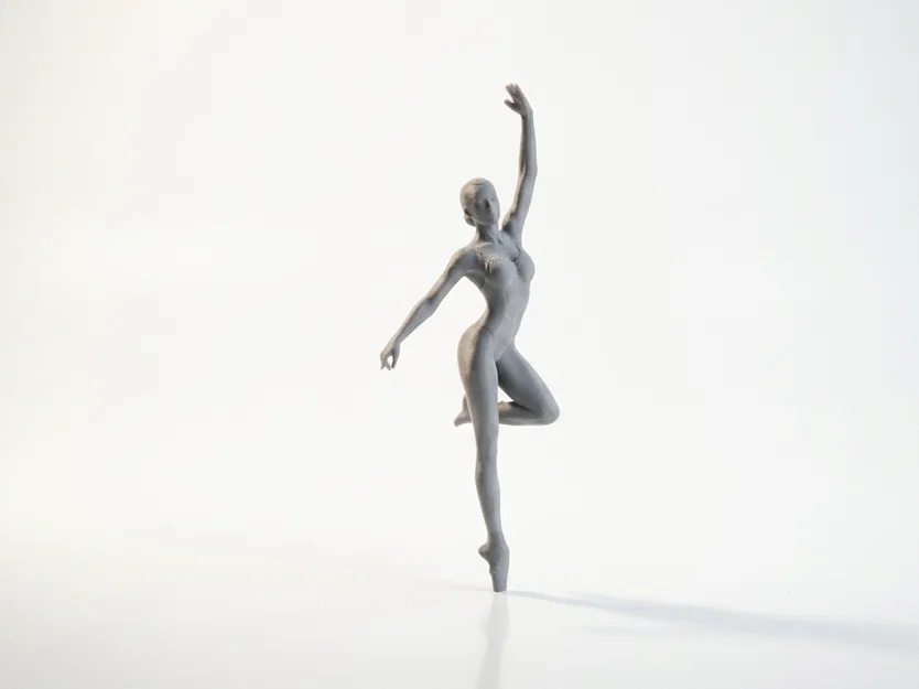 Mô hình tượng nữ vũ công Ballet in 3D đẹp mắt - Image 2