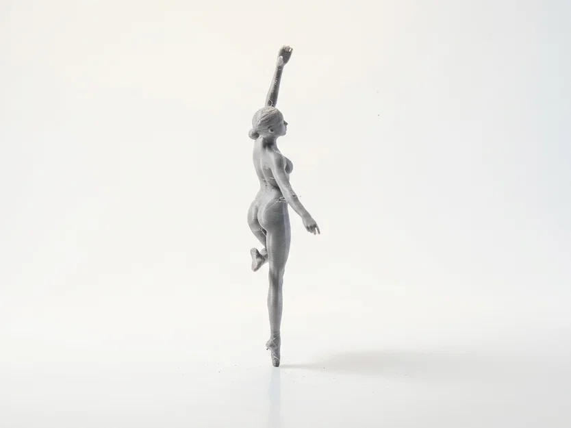 Mô hình tượng nữ vũ công Ballet in 3D đẹp mắt - Image 3