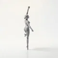 Mô hình tượng nữ vũ công Ballet in 3D đẹp mắt - Thumbnail 3