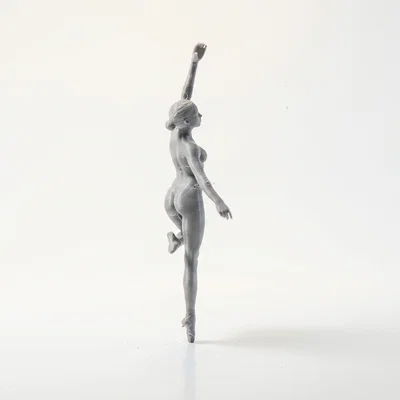 Mô hình tượng nữ vũ công Ballet in 3D đẹp mắt