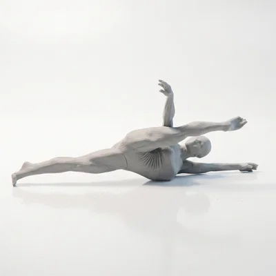 Tượng Vũ Công Ballet 3D - Mô Hình Trang Trí Nghệ Thuật
