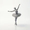 Mô hình tượng vũ công Ballerina in 3D - Thumbnail 1