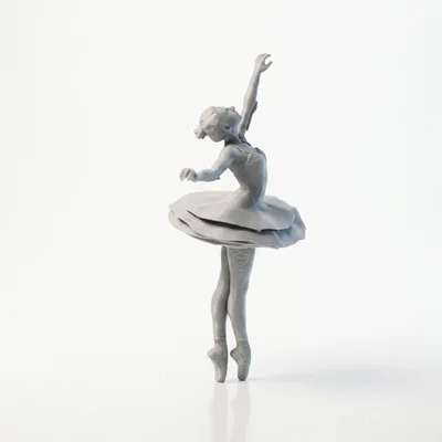 Mô hình tượng vũ công Ballerina in 3D